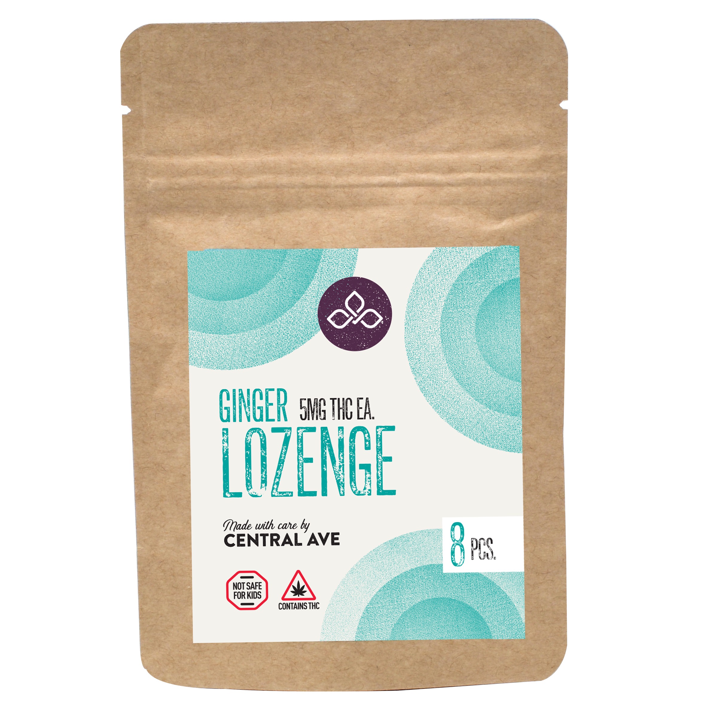 Ginger Lozenge 32mg 8pack Leafly
